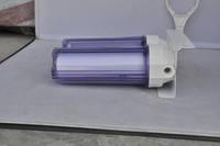 Système de filtration d'eau pour toute la maison en deux étapes, 10 pouces, filtre à eau transparent avec plaque en fer, purificateur d'eau
