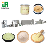 Chaîne de production de poudre de céréales instantanées pré-gélatinisées haute capacité pour aliments pour bébés, traitement de la farine de maïs