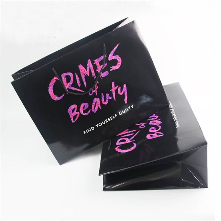 Китайские производители, индивидуальный логотип, роскошный подарочный пакет, розничная продажа, пакеты из крафт-бумаги с ручкой