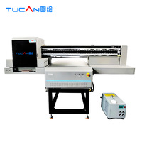 Imprimante UV à plat 7590 pour papier d'étiquettes, céramique, verre, acrylique, bois, métal - Utilisation industrielle, machine d'impression UV haute vitesse