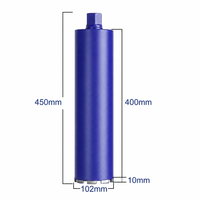 Foret diamanté Diamtool 1 1/4-7UNC pour perçage humide, idéal pour le béton armé et la découpe de barres d'acier dans le béton de haute résistance