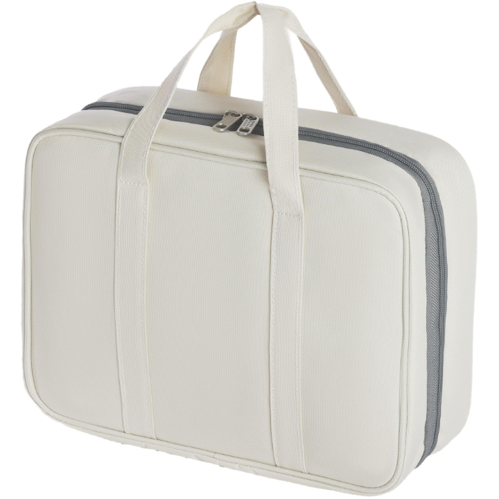 White Waterproof Travel Cosmetic Bags Blank Makeup Bag Wholesale Canvas Cosmetic Bag Manufacturers Travel Kit Makeup Tool Kits