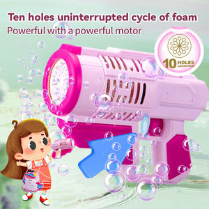 Pistola de Burbujas con Forma de Dinosaurio, Ballena y Unicornio, Máquina Automática de Burbujas para Niños, Diversión al Aire Libre, Playa y Piscina - Product Image 5