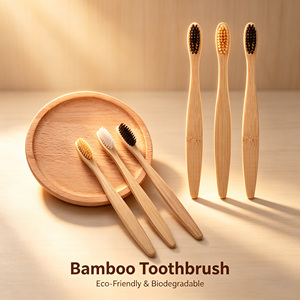 Cepillo de Dientes de Bambú con Carbón Natural, Ecológico, Cabezales de Repuesto Suaves - Product Image 2