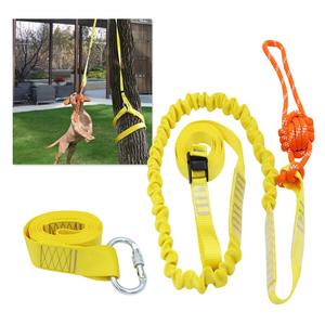 Retractable Interactive Dog Toy Rope Tug of War Toys for Medium or Large Dogs, Outdoor Hanging Exercise Play Tug War, - Product Image 2