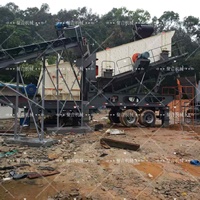 Nouvelle installation de concassage et de criblage du granit de 60 TPH avec concasseur à mâchoires, concasseur à cône, moteur et boîte de vitesses, contrôle PLC