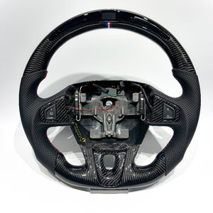 Volant de voiture en fibre de carbone personnalisé avec LED, vente chaude en usine, pour Renault <span class=keywords><strong>Megane</strong></span> RS, <span class=keywords><strong>Megane</strong></span> 3, <span class=keywords><strong>Megane</strong></span> 4, finition mate - Product Image 1