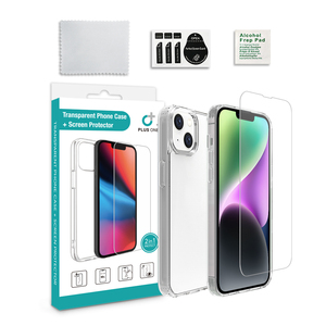 Pour iPhone 16 15 Pro Max Protecteur d'écran en verre trempé 2 en 1 Protection complète <span class=keywords><strong>Téléphone</strong></span> portable Étui antichoc - Product Image 6