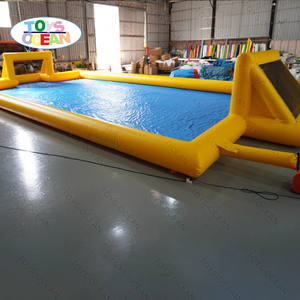 Campo <span class=keywords><strong>da</strong></span> Calcio Gonfiabile Commerciale in PVC Personalizzato <span class=keywords><strong>da</strong></span> Esterno con Area per Calcio Saponato per Giochi Sportivi - Product Image 4