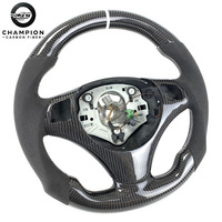 Pour BMW LED affichage cuir fibre de carbone volant E30 E36 E46 E70 E83 E84 E85 E89 E90 E91 E91 E92 E93 M3M4 accessoires de voiture