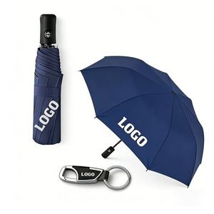 Wholesale <b>Umbrella</b> Custom Logo for Business Event Promotional Gift <b>Windproof</b> UV Protection <b>Umbrellas</b> - Product Image 1