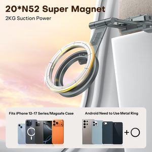 Soporte Magnético Flexible de Aluminio para Teléfono con Trípode para Vlog, Gimnasio y Viajes - Product Image 4