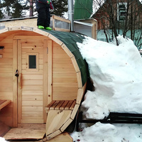Harga Grosir Ruang Sauna Inframerah Jauh Kayu Solid Modern untuk Detoksifikasi & Relaksasi