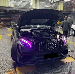 Module de phares RGB W205 DRL, mise à niveau C217 GLA180 GLA200 C300 <span class=keywords><strong>C350E</strong></span> 2014-2018 pour Mercedes Classe C - Product Image 4