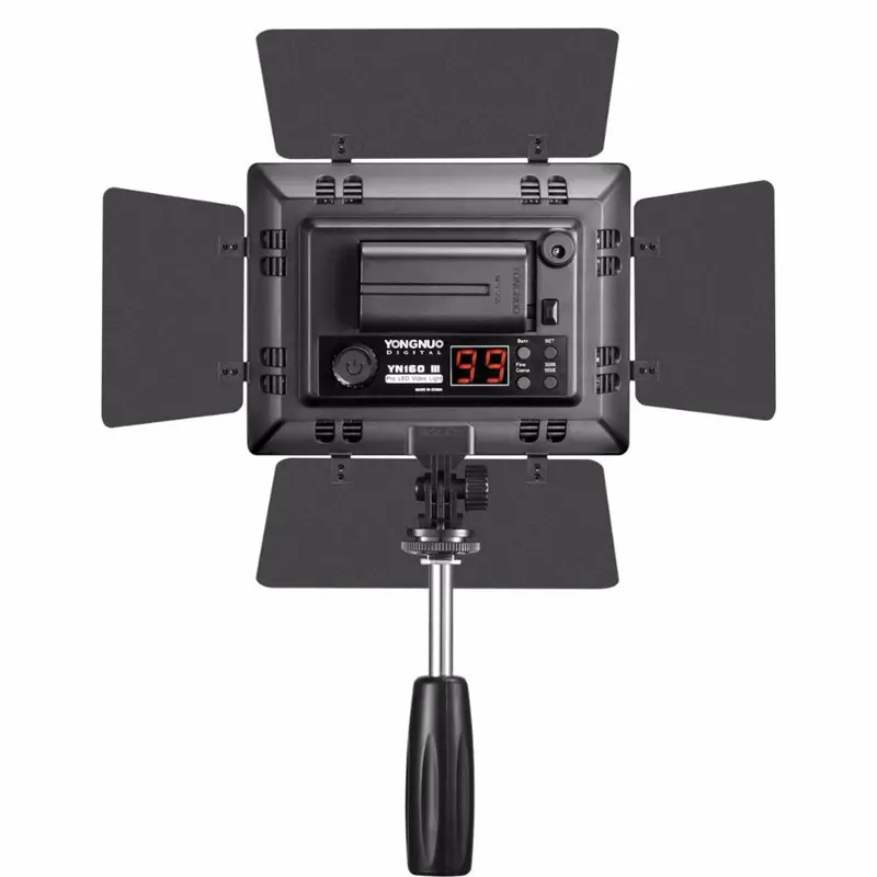 Meilleure YN-160 III avec température de couleur 3200-5500K 12W pour Canon YONGNUO Camera Studio Lighting Pro LED Video Light