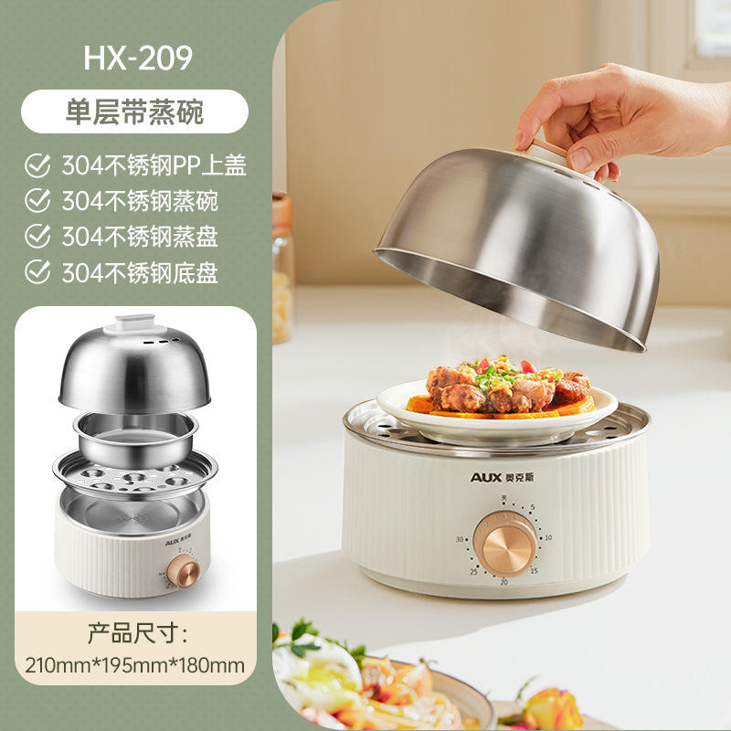 ชามนึ่งชั้นเดียวทำจากสแตนเลส 304