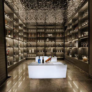 شريط KTV ملاهي ليلية استخداما LED مضيئة اللون تغيير طاولة بار مع دلو للثلج بار الأثاث - Product Image 5