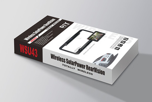 IPoster 4.3 "Monitor di visione posteriore di energia solare Wireless telecamera <span class=keywords><strong>targa</strong></span> - Product Image 6