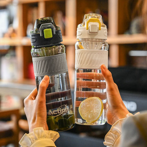 Decani Plastic Water <b>Bottle</b> 1200Ml <b>Flip</b> <b>Top</b> Lid Bpa Free Portable For Outdoor Sports And School Use - Product Image 3