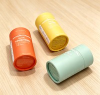 Tube en papier rectangulaire biodégradable et recyclable, écologique, personnalisable avec logo, pour emballage de capsules de vitamines, d'huile de poisson et de produits pour animaux de compagnie - Vente en gros