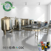 Envío Global, Línea de Llenado y Sellado de Latas 2 en 1, Totalmente Automática, 12000 CPH, 30 Cabezales, para Bebidas Carbonatadas