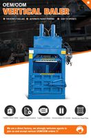 Mesin Press Hidrolik Hemat Ruang untuk Limbah Kain, Kompak, Perawatan Sederhana, Gearbox, Pressure Vessel, Vertical Baler