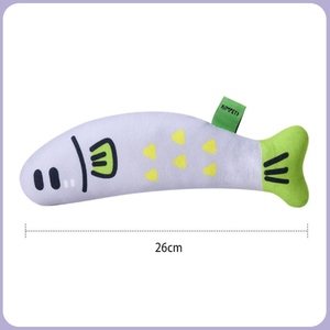 Juguetes de hierba gatera para mascotas, juguetes para gatos: pescado de lino para burlarse de los gatos, juguetes de autoentretenimiento y alivio del aburrimiento que contienen hierba gatera - Product Image 5