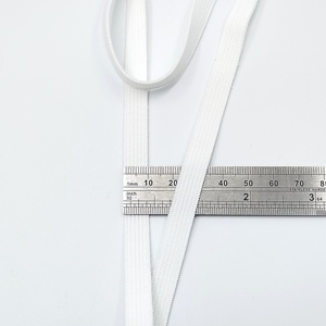 Ruban élastique blanc personnalisé pour lingerie, sangle en nylon, ruban uni, accessoires de soutien-gorge, sangle durable pour vêtements - Product Image 4