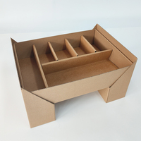 Boîte de papier de restauration à plateau extérieur en carton boîte de conteneur de pâturage à emporter d'emballage alimentaire rapide à emporter