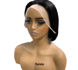 ผมมนุษย์100% ลูกไม้บ๊อบเอชดี4*4นิ้วเรียบและเป็นธรรมชาติไม่ใช้กาวสไตล์บราซิลและเวียดนาม - Product Image 5