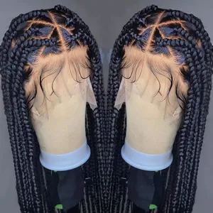 Wholesale Glueless <strong>Braid</strong> <strong>Wig</strong> Vendors,Full Lace Braided <strong>Wigs</strong> Human Hair for Women,Transparent Braided Lace Front <strong>Wig</strong> - Product Image 3