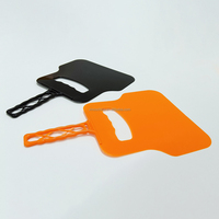 Kipas Tangan Barbekyu Manual, Kipas Tangan Plastik untuk Memanggang, Alat Penyangga Api untuk BBQ, Berkemah, Piknik, Memasak di Luar Ruangan