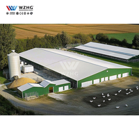 La conception préfabriquée de hangars de volaille en acier à faible coût réduit les dépenses d'installation d'ici 25%