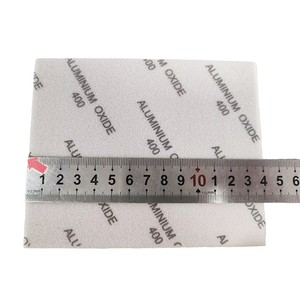 Chất lượng cao vuông nhôm Oxit miếng bọt biển khối Hai Mặt vát chà nhám cho deburring Độ cứng Trung bình tùy chỉnh OBM OEM - Product Image 1