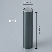 Flacon pulvérisateur métallique rotatif RTS de 8 ml, mini flacon de poche en aluminium de 8 ml, atomiseur de parfum portable rechargeable