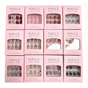 Faux ongles courts carrés couleur unie, style mondial, pour usage quotidien, commande mixte bienvenue, faible MOQ - Product Image 1