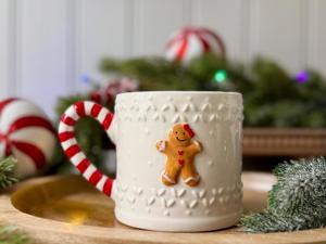 Tazza di Natale in ceramica in stile festivo con manico in bastoncino e motivo natalizio-ideale per la casa, il <span class=keywords><strong>caffè</strong></span> e il regalo - Product Image 6