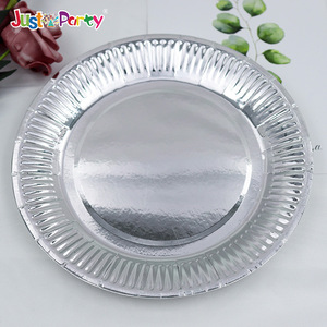 7 inch màu rắn dùng một lần giấy tấm và bát nhà máy trực tiếp cho bữa tiệc sinh nhật đầy màu sắc thức ăn nhanh lễ hội thu thập - Product Image 3