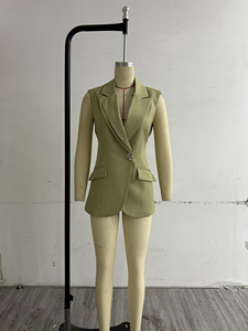 SHENZHU ZA Nouvelle Collection Automne 2025 <span class=keywords><strong>Gilet</strong></span> de Costume Sans Manches <span class=keywords><strong>Mi</strong></span>-longue Ajusté à Taille Creuse et Un Bouton pour <span class=keywords><strong>Femme</strong></span> 29572 - Product Image 2