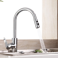 Robinet de cuisine thermostatique moderne ARROW, marque de luxe, en acier inoxydable, monotrou, 3 voies, pour évier de cuisine et salle de bain