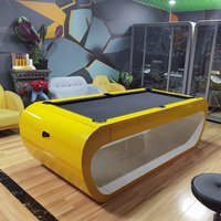 Mesa de Billar Profesional de Lujo para Interiores, de Madera de Pizarra, de 7-9 pies, Personalizada, con 3 1/8 bolas, de Uso Comercial, con Cuero Auténtico