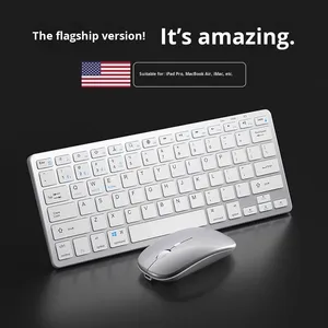 Mới Đối Với Xiaomi Mini 2.4Ghz Không Dây RGB Backlit Bàn Phím Cơ Khí Chuột Set USB IOS Chứng Nhận Rohs iPad Điện Thoại Di Động Máy Tính - Product Image 2