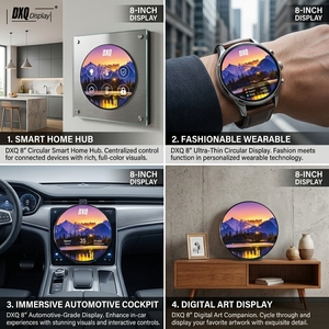 Pantalla Circular de 8 Pulgadas, Resolución 1080*1080, Interfaz MIPI, 300 Nits, 40 Pines, para Pantallas Inteligentes de Hogar, LCD para Sm, Precio de Fábrica - Product Image 6