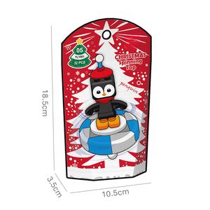 Juguete Giratorio de Bloques de Construcción con Temática Navideña, Diseños de Santa Claus y Árbol de Navidad, para Niños, Juego Educativo y Festivo - Product Image 5
