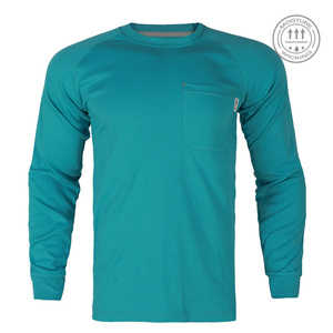 Áo sơ mi chống cháy, áo bảo hộ lao động, đồng phục thợ máy, áo chống dầu khí, chất liệu thấm hút mồ hôi - Product Image 4