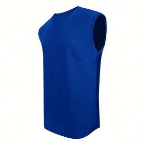 Verano de secado rápido fresco 100% poliéster camiseta sin mangas transpirable correr Fitness gimnasio malla camiseta sin mangas - Product Image 2