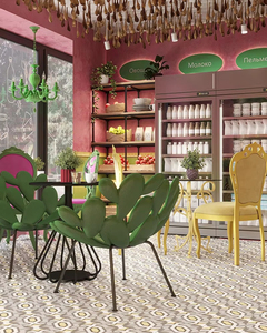 Custom LED Wooden Cafe Counter | Modern Coffee Shop Furniture Set for Retail Display Design - Product Image 6