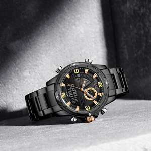 Đồng hồ thể thao NAVIFORCE 9257 hiện đạ<span class=keywords><strong>i</strong></span>, máy quartz, hiển thị kỹ thuật số, dạ quang, chống nước, có chức năng báo thức và bấm giờ dành cho nam - Product Image 3