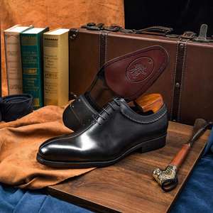 Nouvelles Chaussures Habillées pour Hommes Style Automne - Chaussures de Mariage Luxueuses en Cuir à Bout Pointu Style Anglais à Enfiler avec Lacets - Chaussures Décontractées pour Hommes - Product Image 6