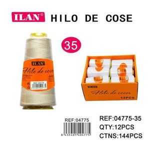 Filo da Cucito Ilan 2750 M Beige Chiaro 35 Fili Confezione da 12 Pezzi - Product Image 3